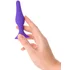 Силиконовая анальная пробка ToyFa A-Toys малая фиолетовая фото 4