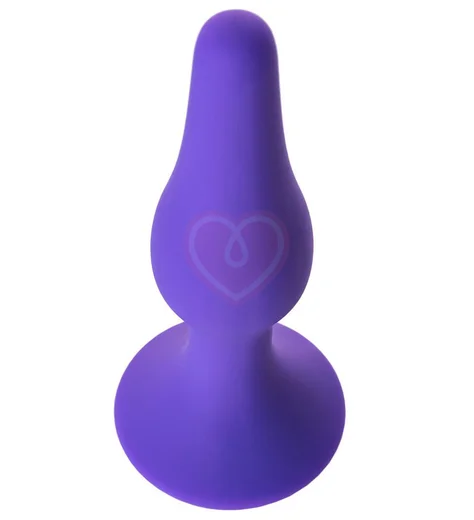 Силиконовая анальная пробка ToyFa A-Toys малая фиолетовая фото 5