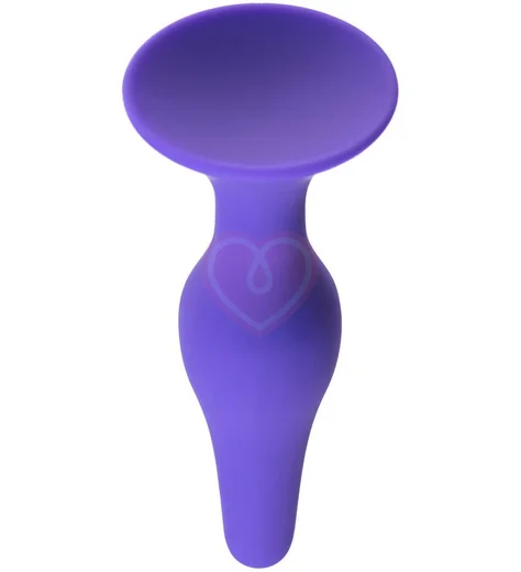 Силиконовая анальная пробка ToyFa A-Toys малая фиолетовая фото 6