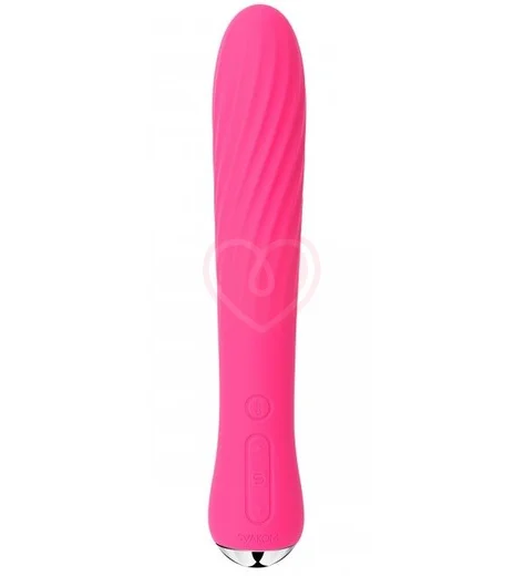 Рельефный вибратор с нагревом Svakom Anya розовый фото 1