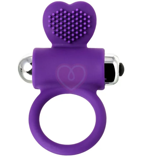 Кольцо с ресничками Jos Pery фиолетовое фото 1