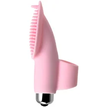 Вибронасадка на палец для прелюдии Jos Twity розовая