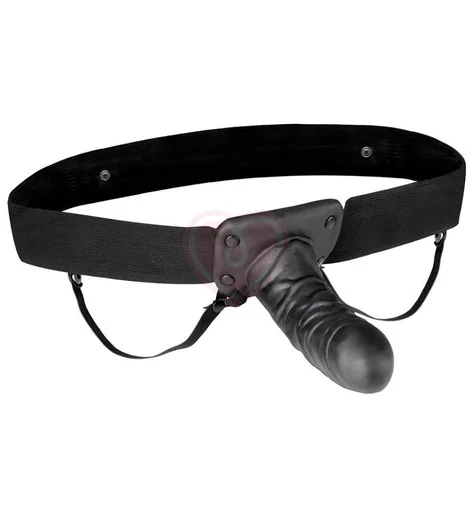 Вибрирующий фаллопротез Lux Fetish Hollow Strap-on фото 1