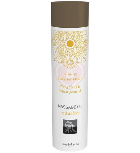 Массажное масло Shiatsu Massage Oil Seductive Иланг-иланг и пшеница 100 мл фото 1