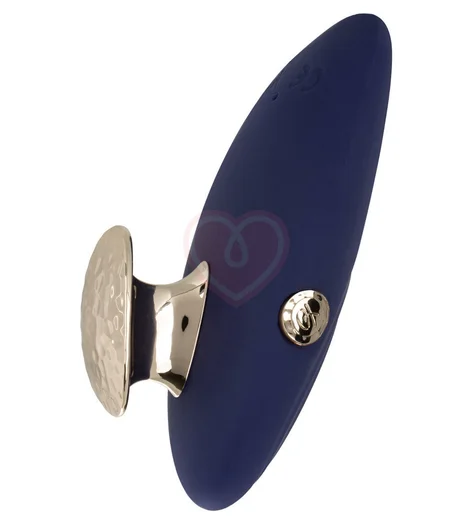 Мини-вибратор Chic Violet с ручкой для держания фото 1