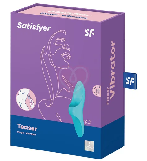 Мини-вибратор Satisfyer Teaser голубой фото 5