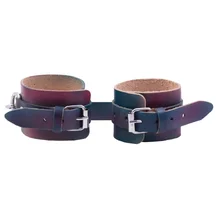 Наручники Лунный Свет ручной покраски розово-синие