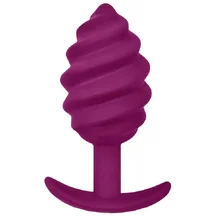 Рельефная анальная пробка Gvibe Gplug Twist 2