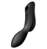 Вакуумный вибростимулятор с изгибом Satisfyer Curvy Trinity 2 чёрный фото 1