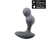 Анальный вибростимулятор Satisfyer Deep Diver с приложением тёмно-серый