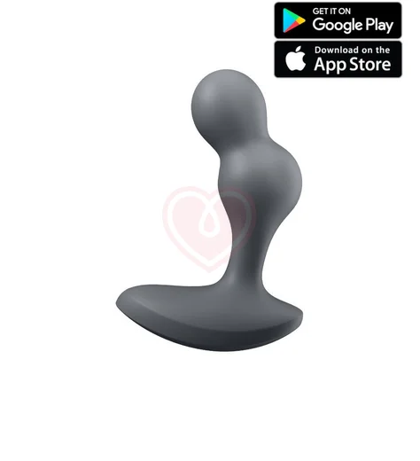 Анальный вибростимулятор Satisfyer Deep Diver с приложением тёмно-серый фото 1