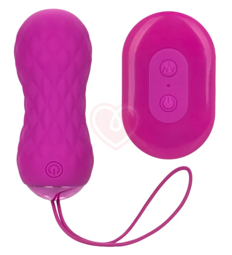 Виброяйцо SpinMe с ротацией и пультом управления розовое фото 1