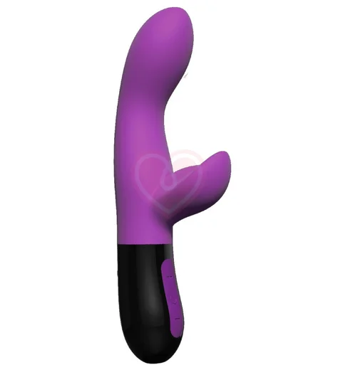 Вибратор с клиторальным стимулятором Gaia 2.0 фиолетовый фото 1