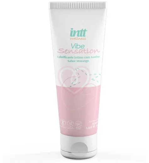 Съедобная смазка с эффектом вибрации Intt Vibe Sensation 50 г фото 1