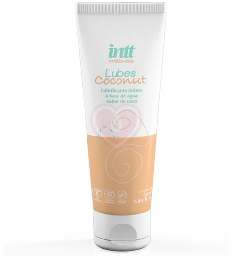 Лубрикант Intt Lubes Coconut с ароматом кокоса 50 г фото 1