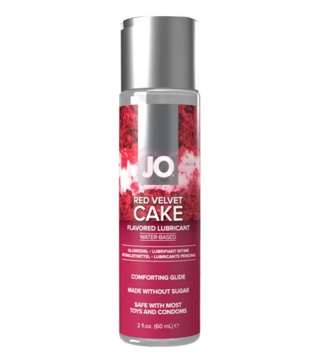 Съедобный лубрикант System JO H2O Flavored Red Velvet Cake торт Красный бархат 60 мл фото 1