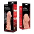 Реалистичная насадка с отверстием для мошонки Kokos Cock Sleeve CS006-L фото 2