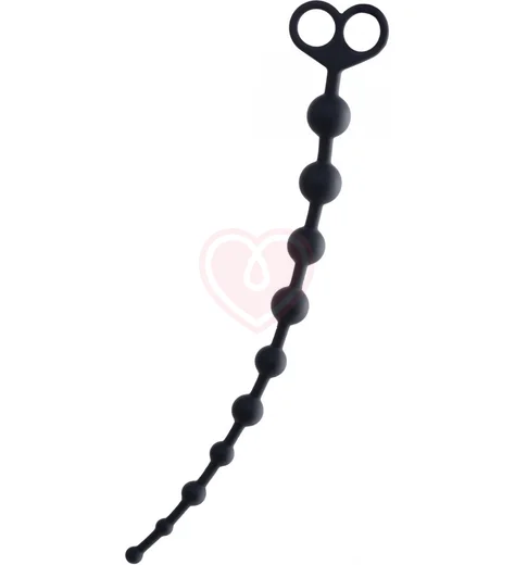 Анальные бусы Toyfa Popo Pleasure Cephei черные фото 1