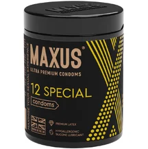 Набор точечно-ребристых презервативов Maxus Special X-Edition 12 шт с кейсом