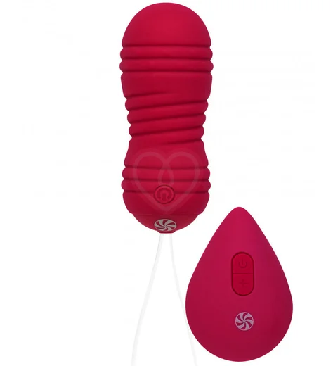 Вагинальные шарики с вибрацией и циркуляцией Take it Easy Ray красные фото 1