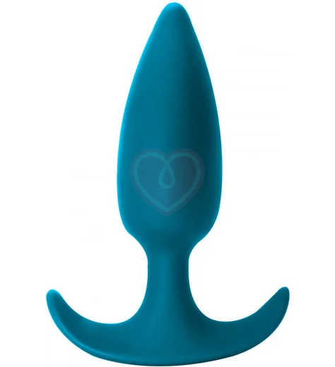 Анальная пробка со смещенным центром тяжести Spice It Up Delight бирюзовая фото 1