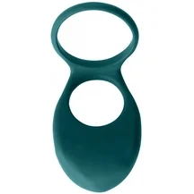 Двойное эрекционное кольцо с вибрацией Pure Passion Daydream зелёное