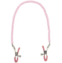 Зажимы на соски с цепочкой Kanikule розовые