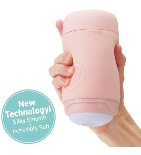 Мягкий мастурбатор Tenga Puffy Strawberry Pink фото 4