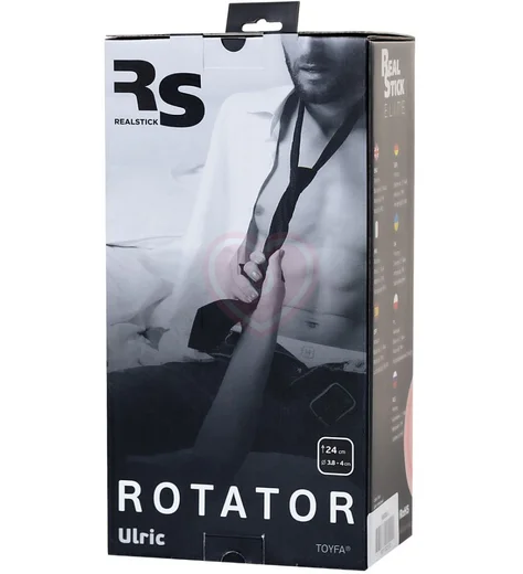 Фаллоимитатор ротатор на присоске и с пультом RealStick Elite Ulric телесный фото 10
