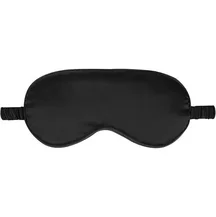 Атласная маска для глаз чёрная