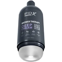 Мастурбатор в бутылке геля Shower Therapy Deep Cream Frosted прозрачный