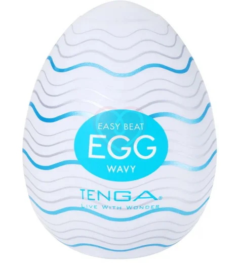 Мастурбатор яйцо Tenga Egg Wavy New фото 1