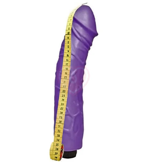 Огромный реалистичный вибратор Giant Lover 38 см фиолетовый фото 1