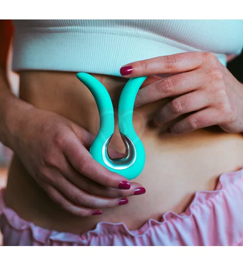 Вибратор Gvibe Mini бирюзовый фото 3