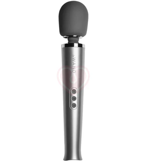Мощный массажёр Le Wand Rechargeable серебряный фото 1