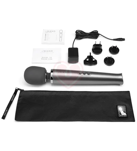 Мощный массажёр Le Wand Rechargeable серебряный фото 3