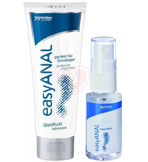Набор для анального секса Joy Division EasyAnal Starter Set лубрикант и спрей фото 1