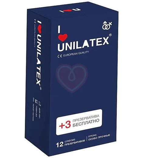 Сверхпрочные презервативы Unilatex Extra Strong 12 шт фото 1