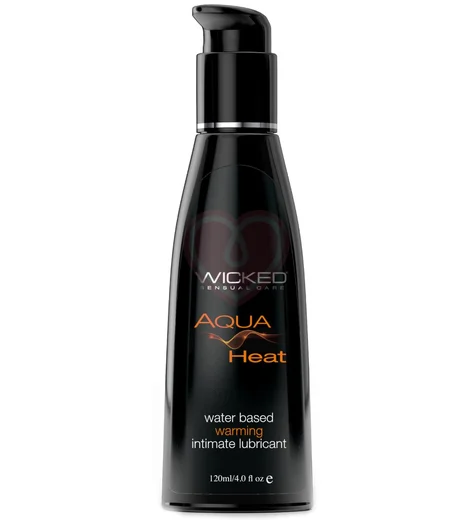 Разогревающий лубрикант на водной основе Wicked Aqua Heat 120 мл фото 1