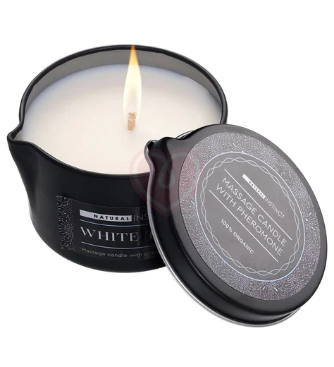 Массажная свеча Natural Instinct Белый чай 70 г фото 1