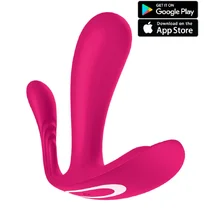 Вибратор с двумя кончиками Satisfyer Top Secret+ для ношения розовый