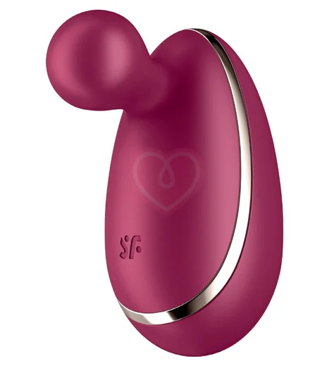 Мини-вибратор с круглым кончиком Satisfyer Spot On 1 бордовый фото 1