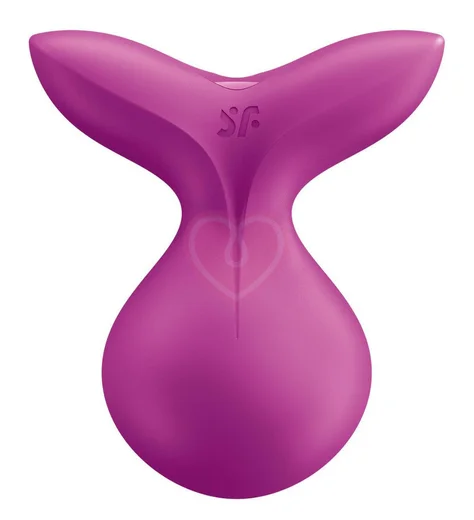 Мини-вибратор с круглым кончиком Satisfyer Viva la Vulva 3 пурпурный фото 1