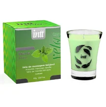 Массажная ароматическая свеча Intt Мята 40 г