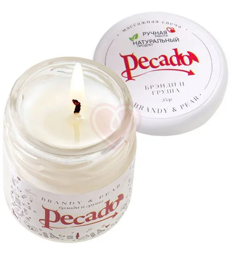 Массажная свеча Pecado BDSM Brandy Pear Бренди и Груша 35 мл фото 1