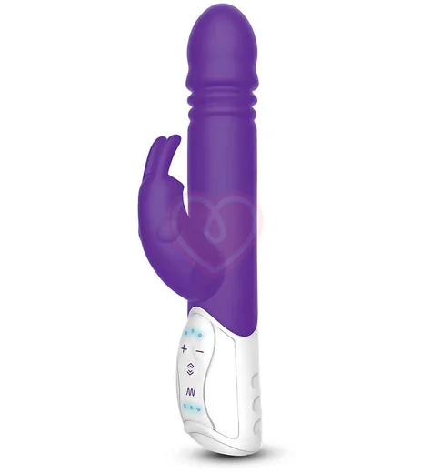 Вибратор-кролик с пульсацией G-Spot Thrusting Rabbit фиолетовый фото 1