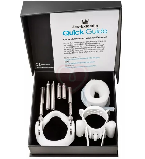 Комплект для увеличения пениса Jes Extender Light белый фото 1