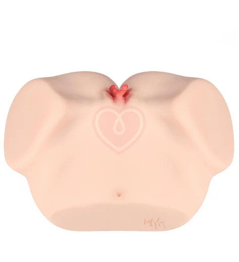 Мастурбатор-полуторс с вагиной и анусом Kokos Jenny Onahole Real Vagina с вибрацией телесный фото 5