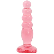 Анальный стимулятор ёлочка Crystal Jellies Anal Delight розовая