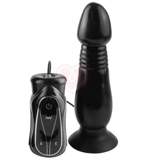 Анальный стимулятор-пульсатор с вибрацией Pipedream Vibrating Thruster чёрный фото 1